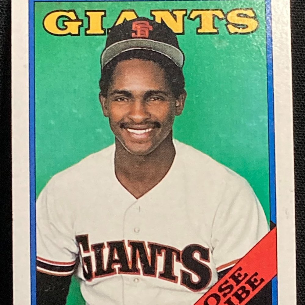 JOSE URIBE TOPPS 1988 BASEBALL CARD